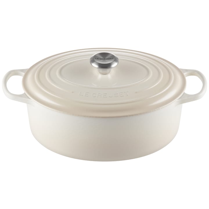 Le Creuset Signature ovaali pata 6,3 l - Meringue - Le Creuset