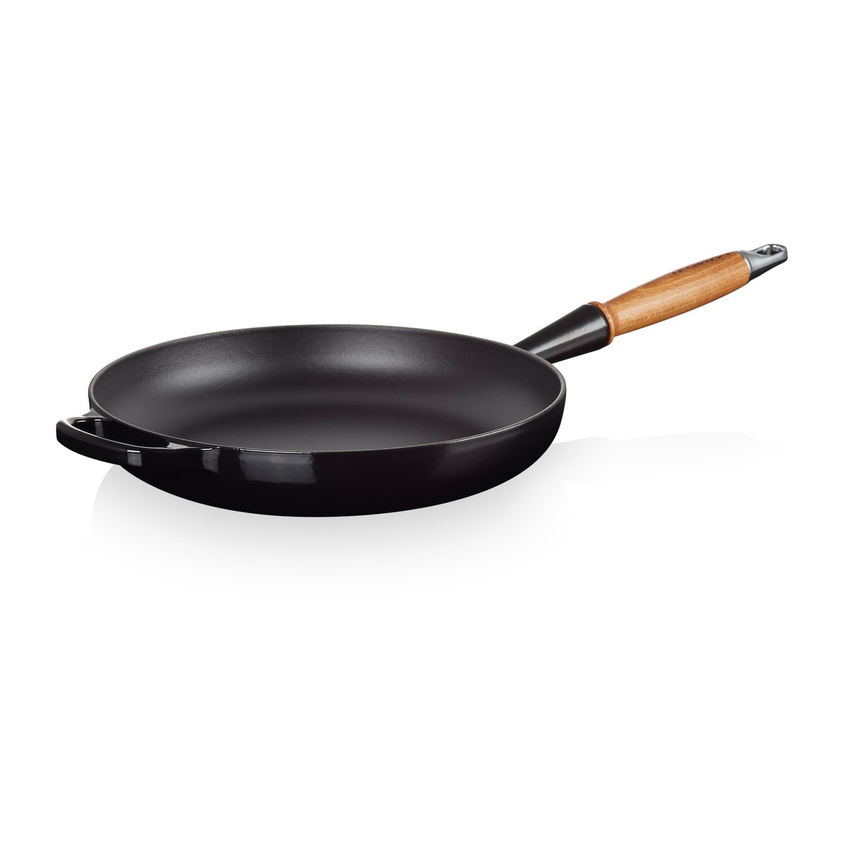 Le Creuset Le Creuset Signature -paistinpannu puukahvalla 28 cm Black Onyx