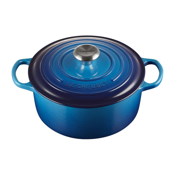 Le Creuset Signature Pyöreä pata 4.2 l - Azure blue - Le Creuset