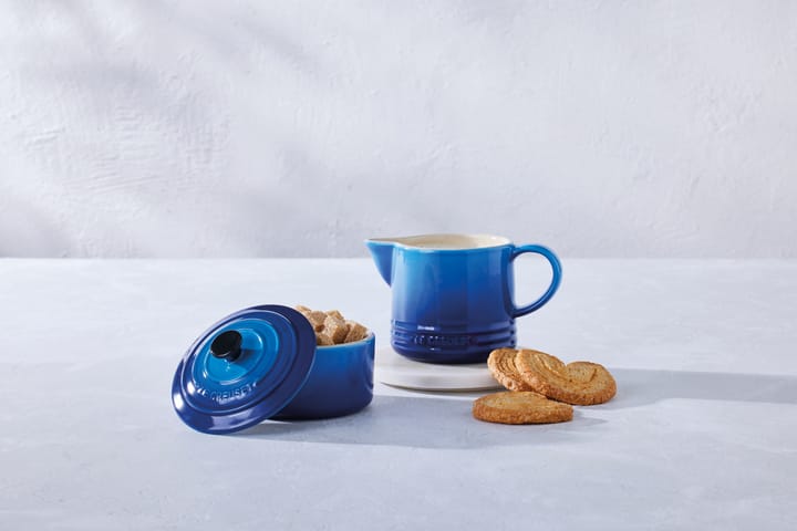 Le Creuset Signature sokerikko ja maitokannu, Azure blue Le Creuset