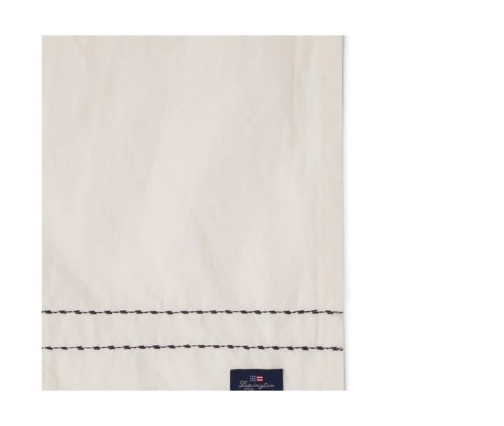 Cotton Linen -kangaslautasliina stitches 50 x 50 cm, Off white Lexington