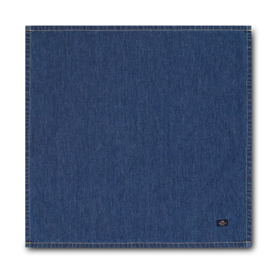 Lexington Icons Denim -lautasliina 50 x 50 cm Denim blue