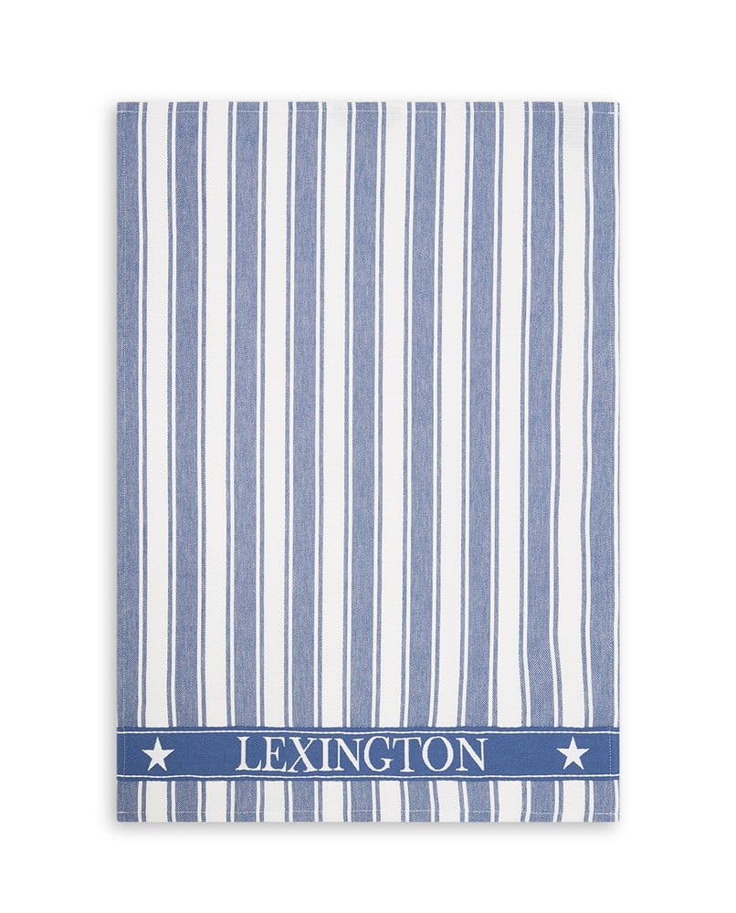 Lexington Icons Twill Waffle keittiöpyyhe 50×70 cm Sininen