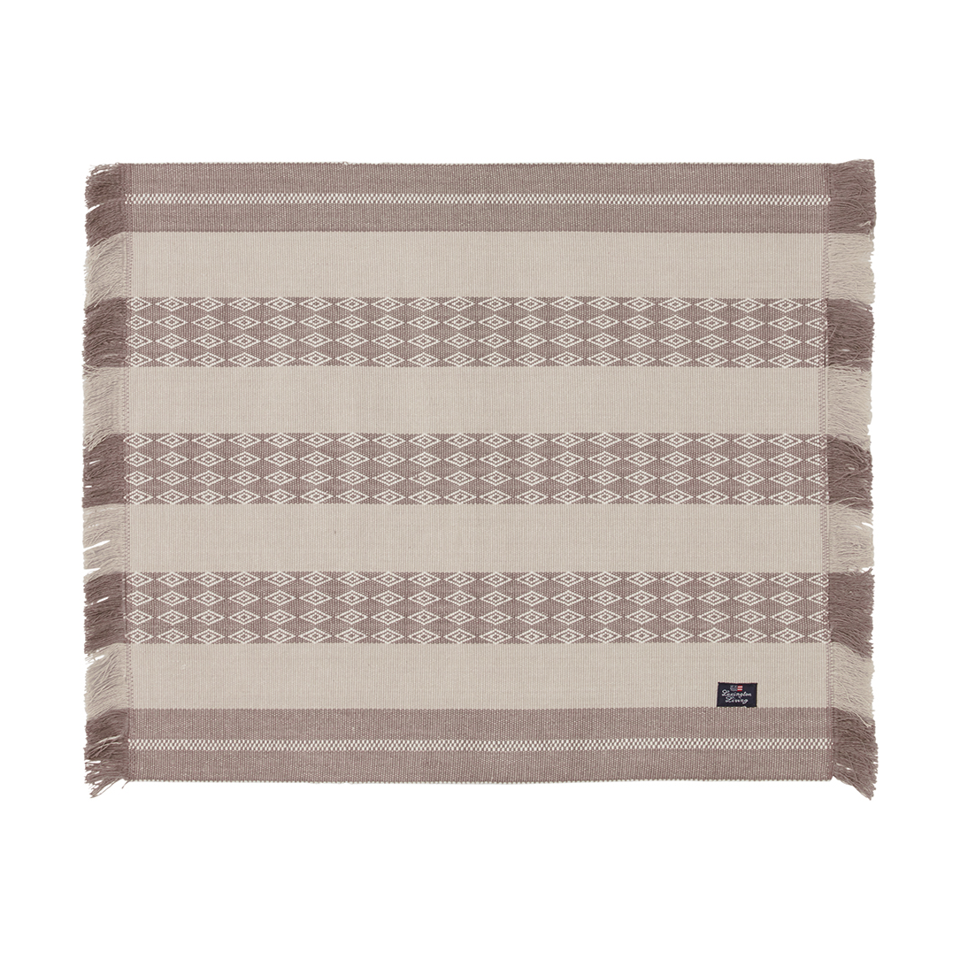 Lexington Jacquard raita pöytätabletti 40×50 cm Beige