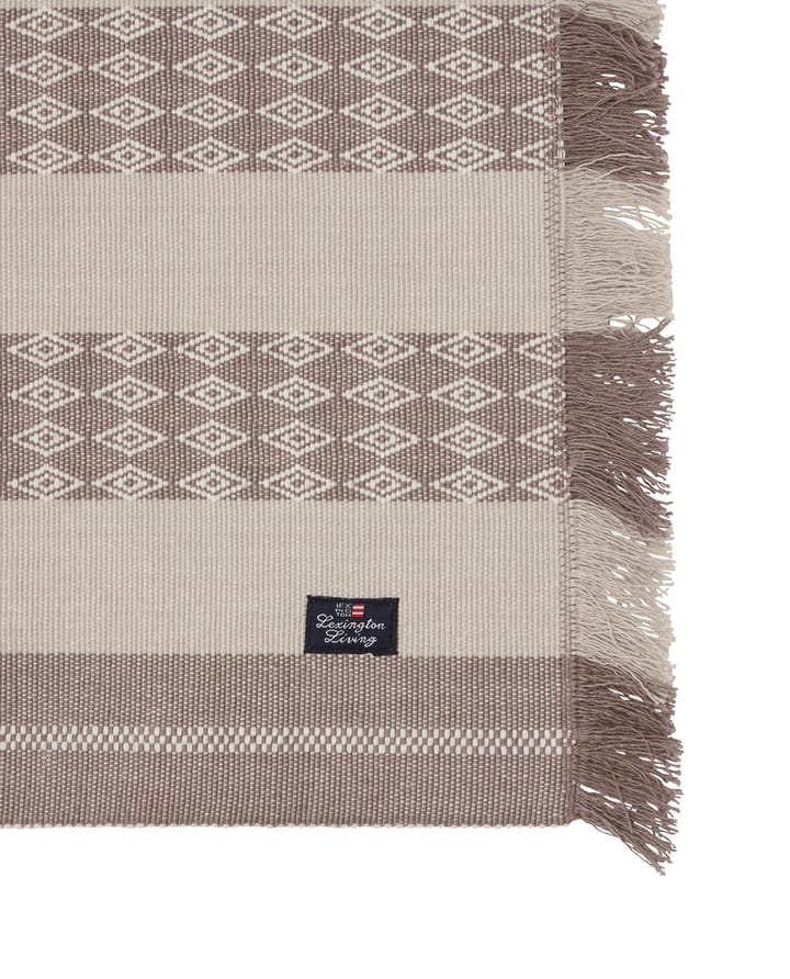 Jacquard raita pöytätabletti 40x50 cm, Beige Lexington