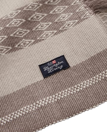 Jacquard raita pöytätabletti 40x50 cm - Beige - Lexington