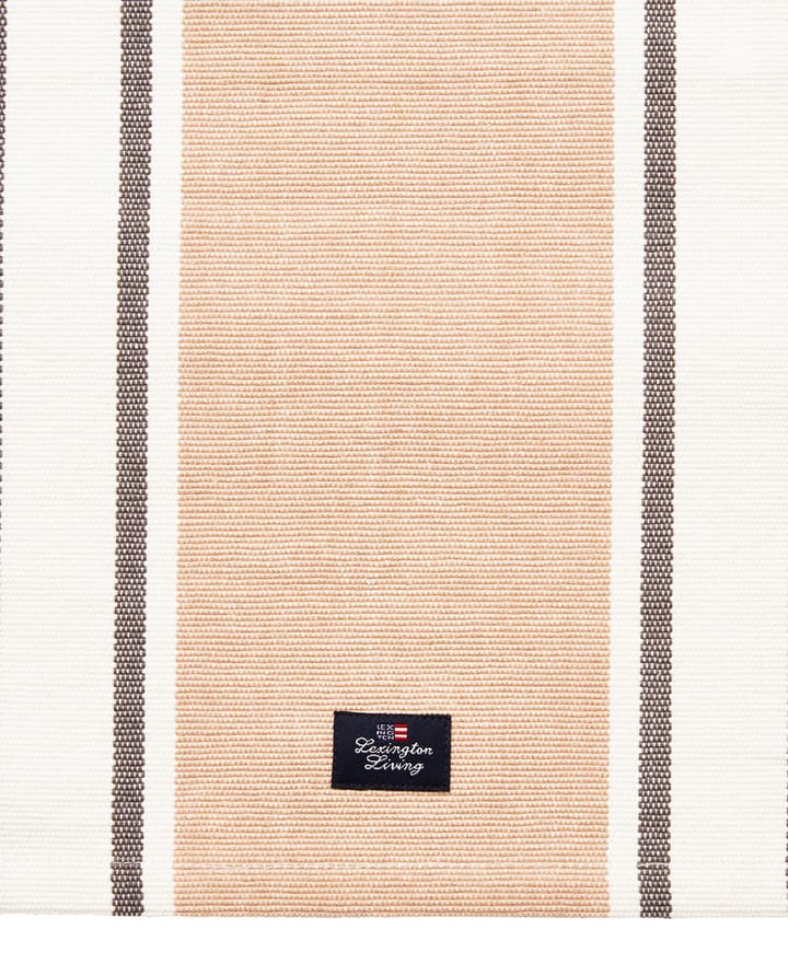 Striped Organic Cotton pöytätabletti 40x50 cm, Beige Lexington