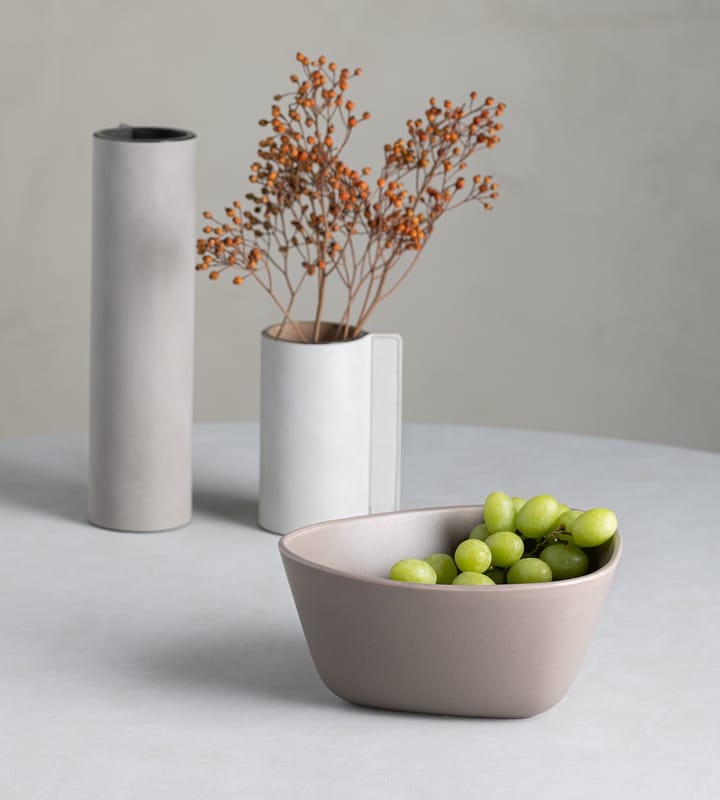 Curve Stoneware kulho M 20x22 cm, Warm grey LIND DNA