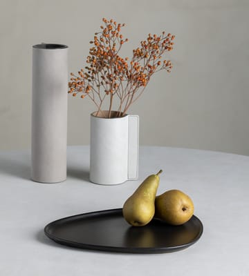 Curve Stoneware lautanen 26x30 cm - Black - LIND DNA