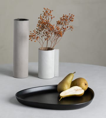 Curve Stoneware tarjoiluvati 30x35 cm - Black - LIND DNA