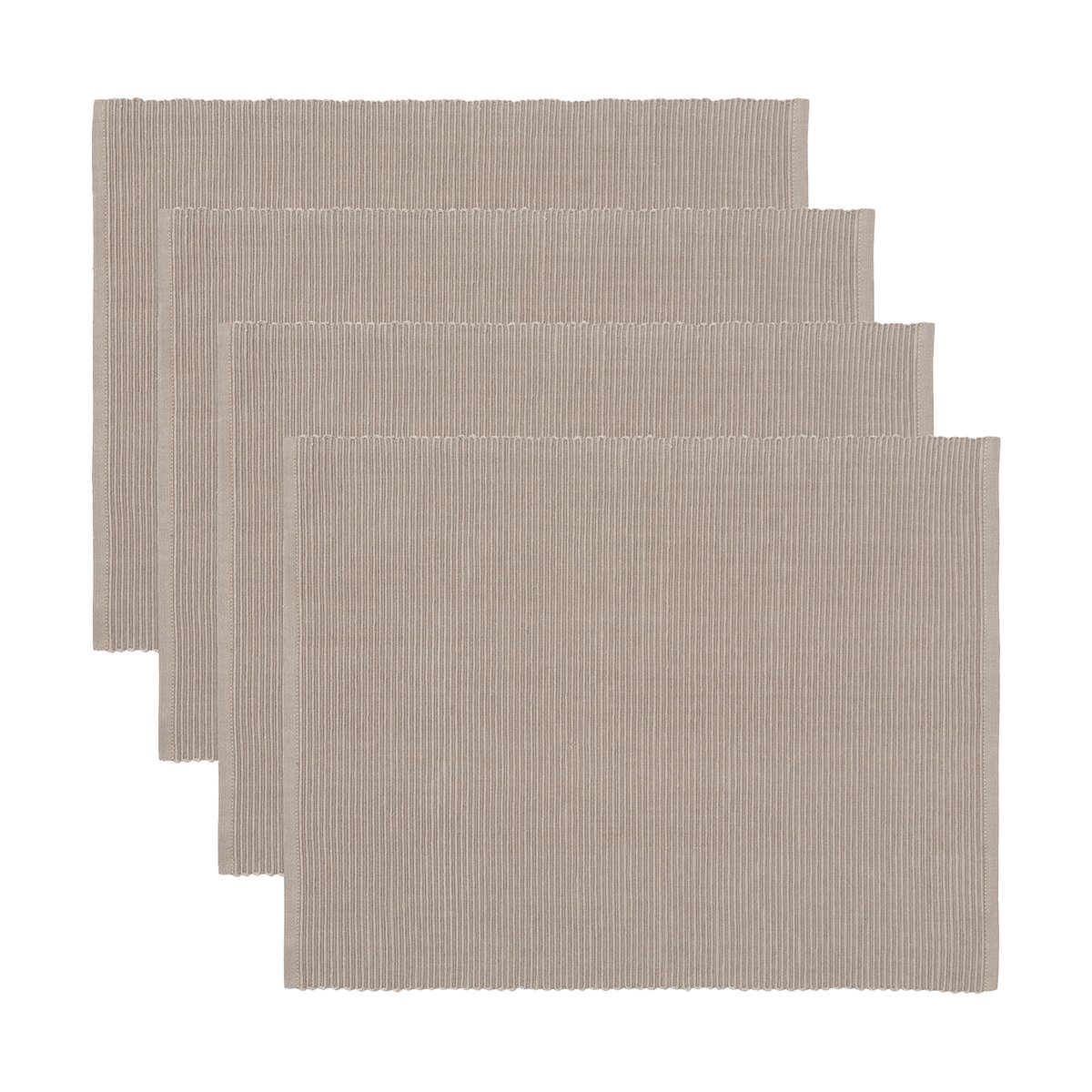 Linum Uni pöytätabletti 35x46 cm 4-pack Myyränruskea