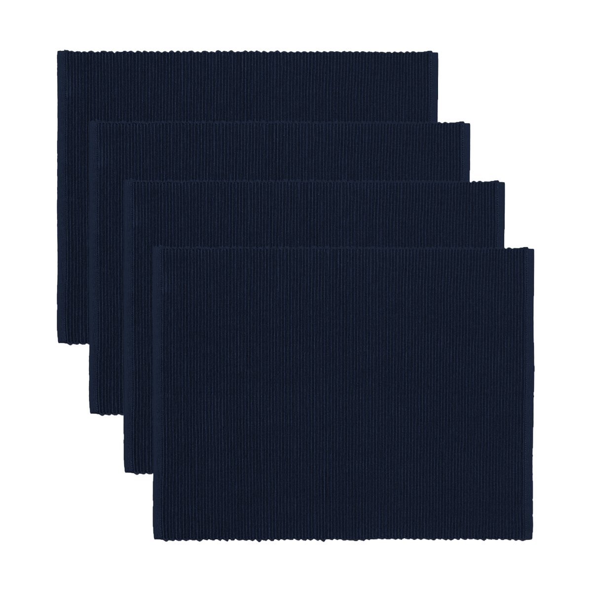 Linum Uni pöytätabletti 35x46 cm 4-pack Tumman laivastonsininen