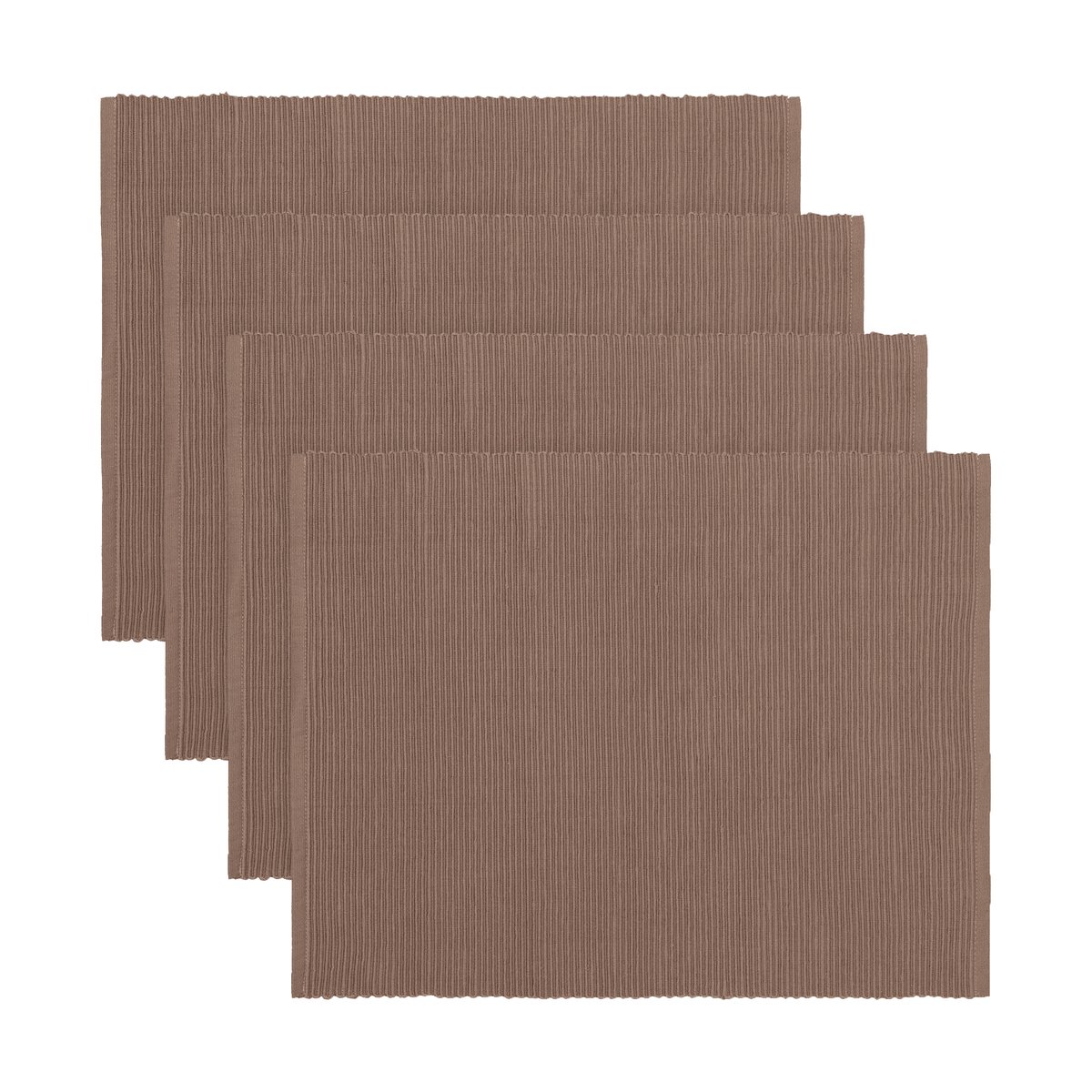 Linum Uni pöytätabletti 35x46 cm 4-pack Tumman mullanruskea