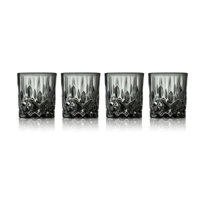 Sorrento shottilasit 4 cl 4 kpl - Smoke - Lyngby Glas