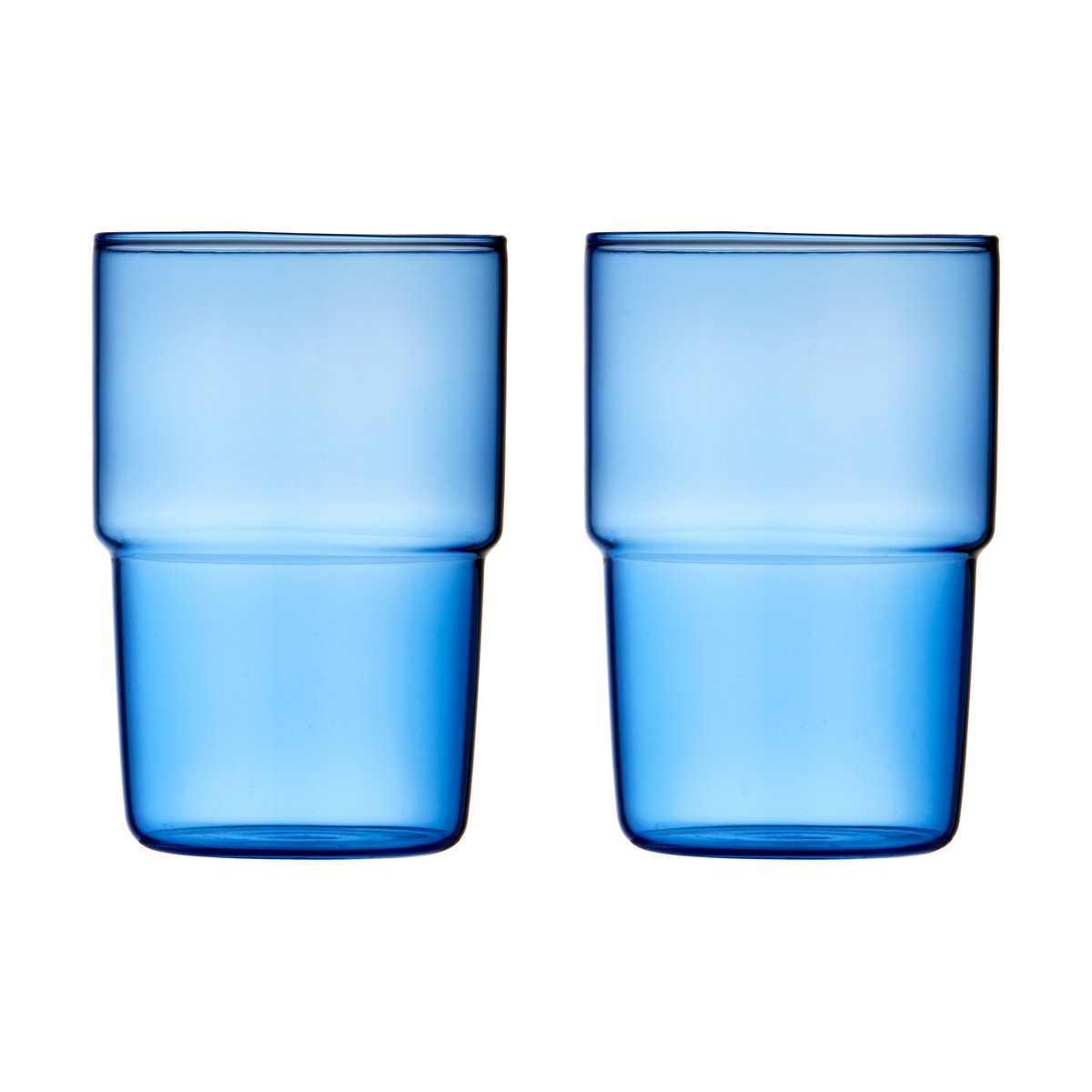 Lyngby Glas Torino juomalasi 40 cl 2-pakkaus Blue