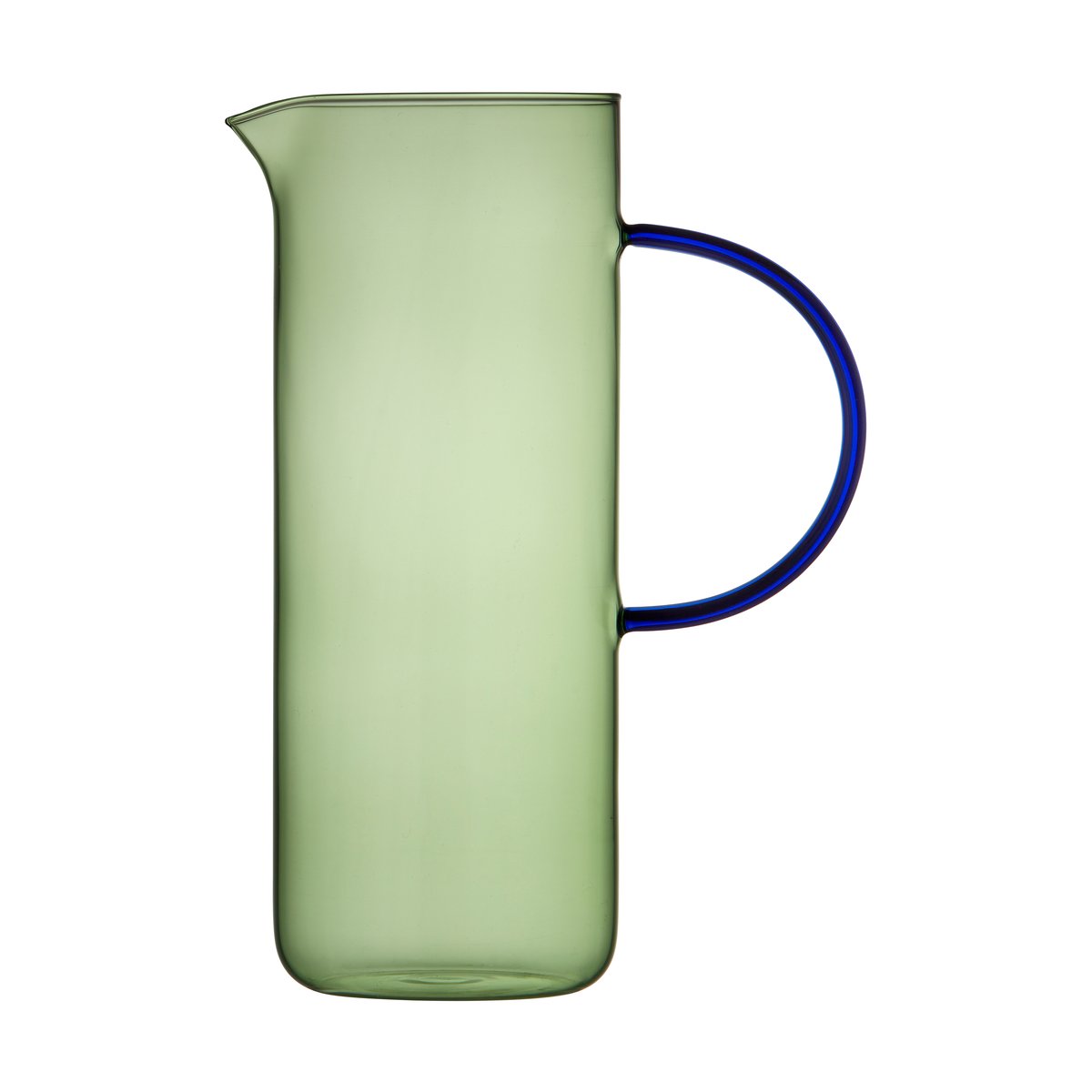 Lyngby Glas Torino lasikannu 1,1 l Green-blue