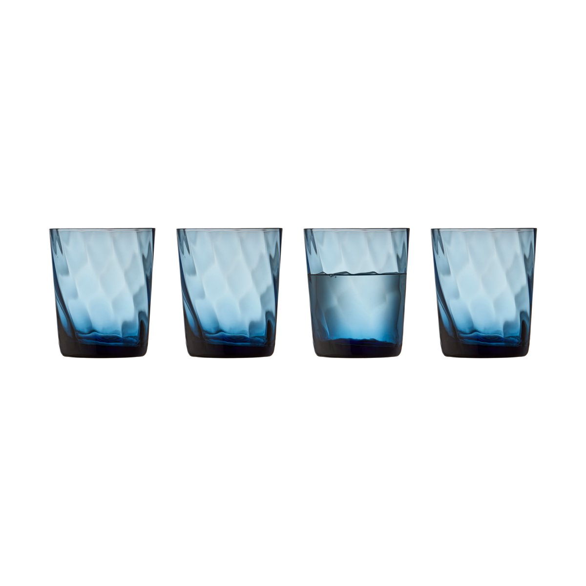 Lyngby Glas Vienna vesilasi 30 cl 4-pakkaus Blue