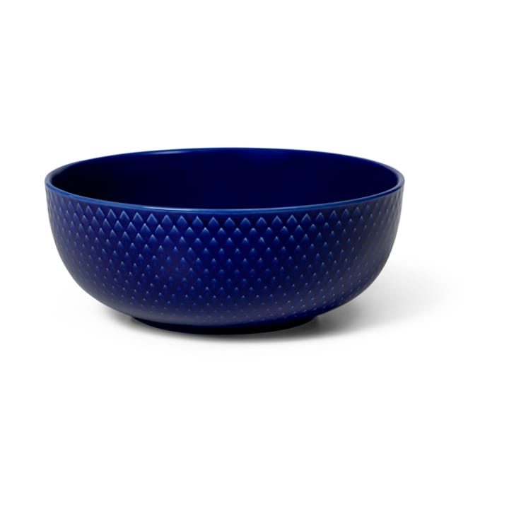 Rhombe kulho Ø 15,5 cm - Tummansininen - Lyngby Porcelæn