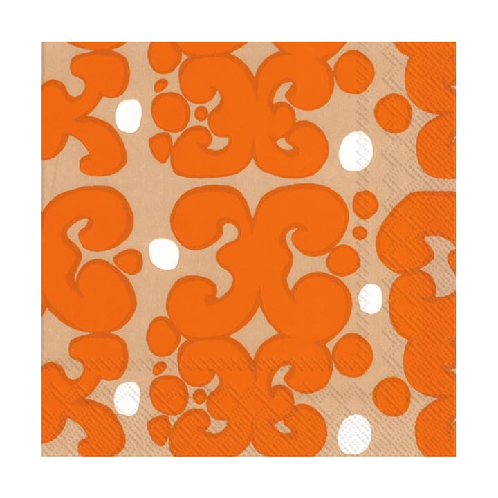 Keidas servetti 33x33 cm 20 kpl, Oranssi Marimekko