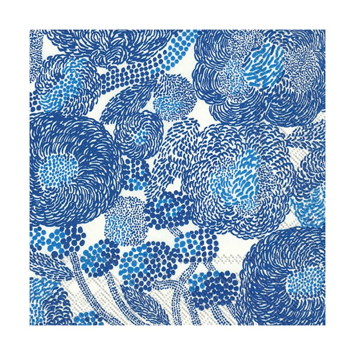 Mynsteri lautasliina 33x33 cm 20 kpl, Kerma sininen Marimekko