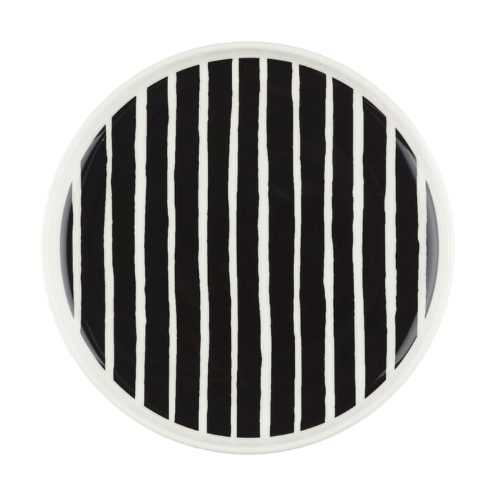 Oiva Piccolo lautanen Ø20 cm, White-black Marimekko