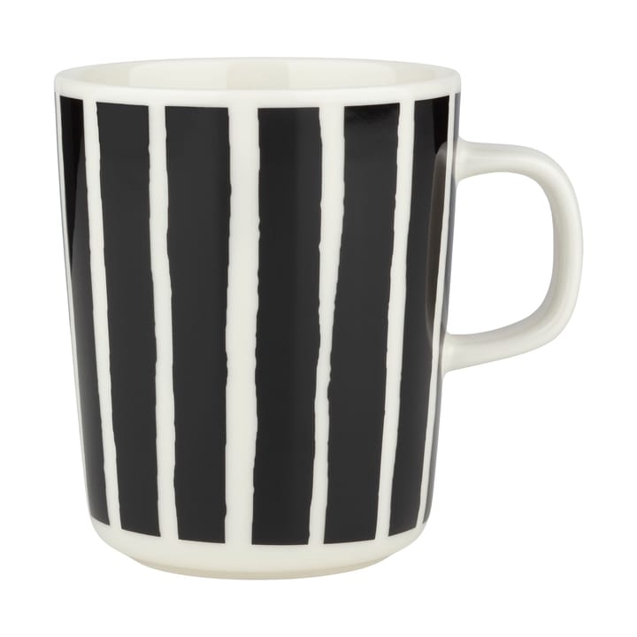 Oiva Piccolo muki 25 cl - White-black - Marimekko