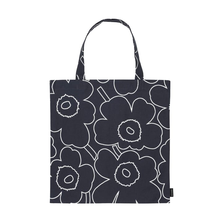 Pieni Piirto Unikko laukku 44x43 cm - Black-white - Marimekko