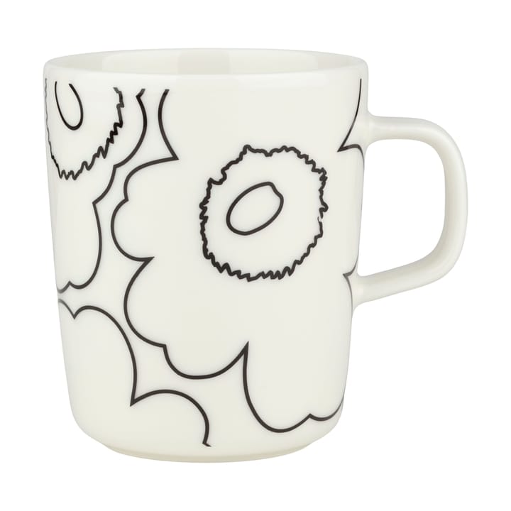 Piirto Unikko muki 2,5 dl - White-black - Marimekko