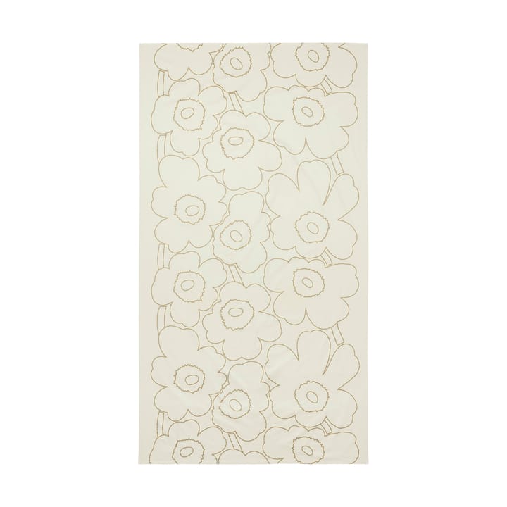 Piirto Unikko pöytäliina 135x250 cm - Linen- gold - Marimekko