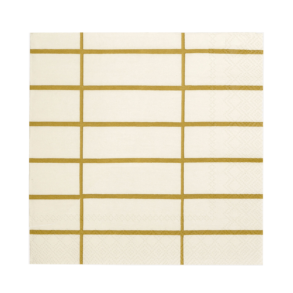 Marimekko Tiiliskivi lautasliina 33 x 33 cm 20 kpl Linen-ochre