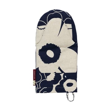 Unikko kollaasi patakinnas - Linen-dark navy - Marimekko