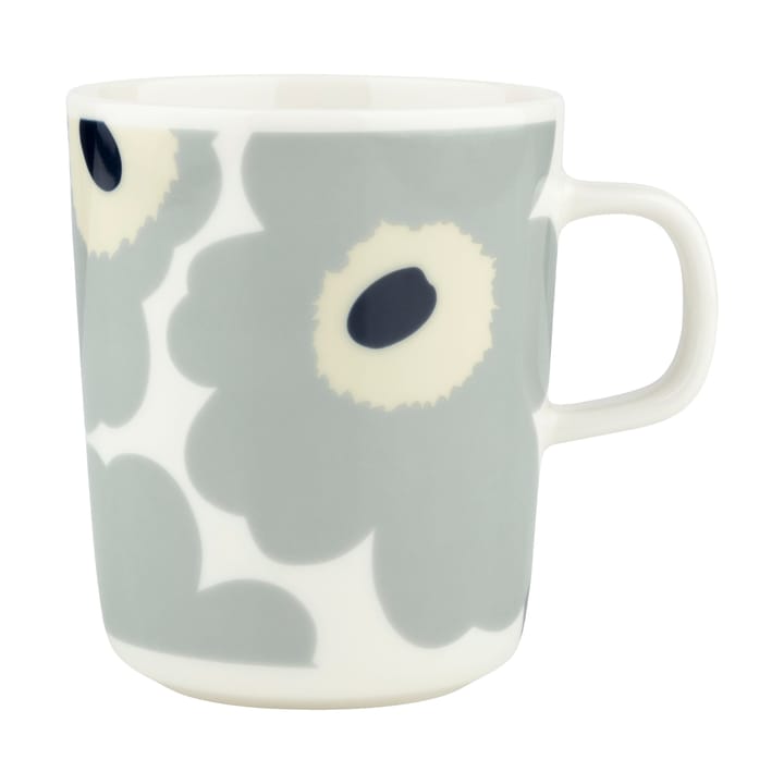 Unikko muki 25 cl - White-light grey-sand-dark blue - Marimekko