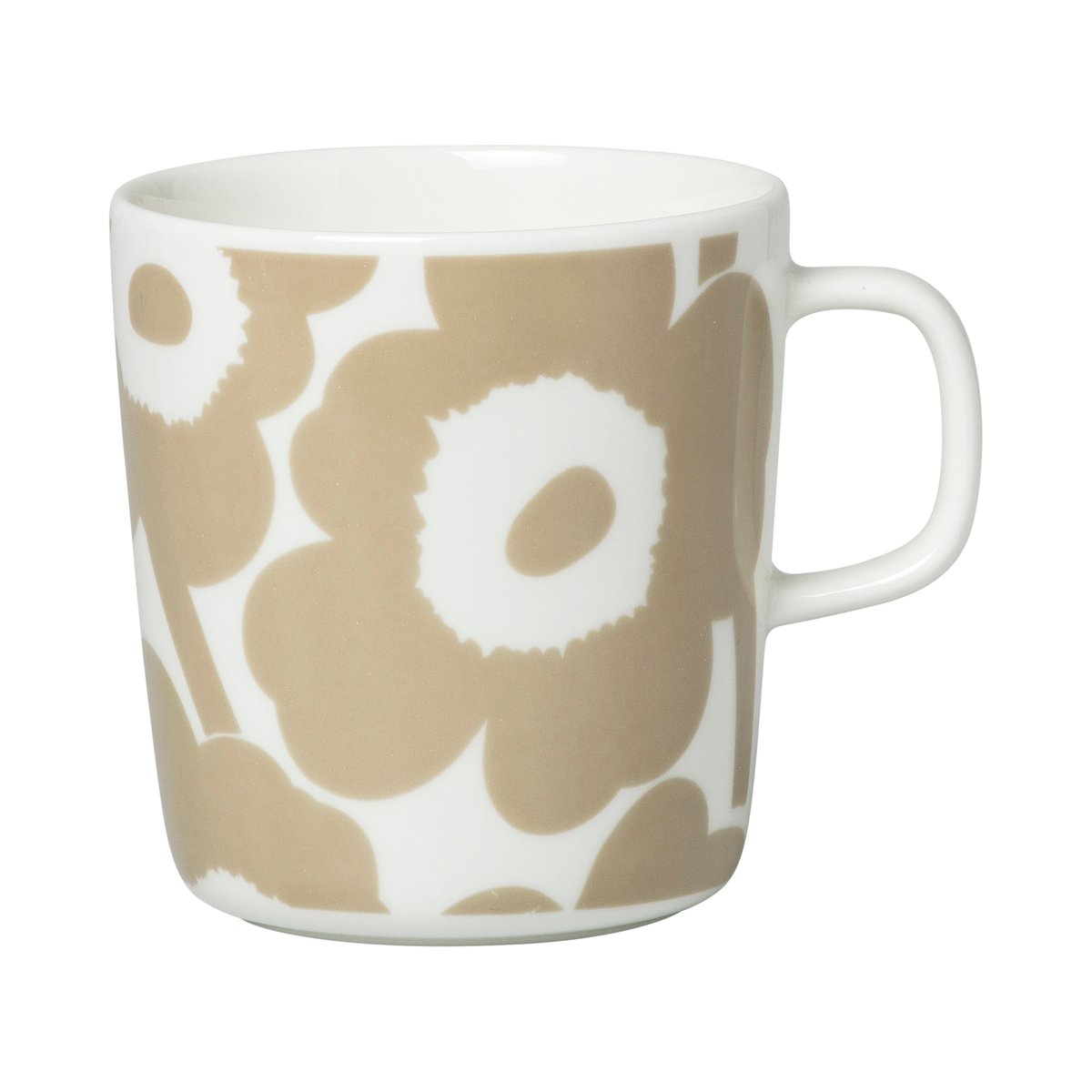 Marimekko Unikko muki 40 cl Valkoinen-beige