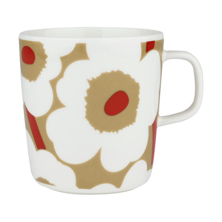 Unikko muki 40 cl - White-beige-red - Marimekko