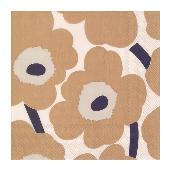 Unikko servetti 33x33 cm 20 kpl - Cream linen - Marimekko