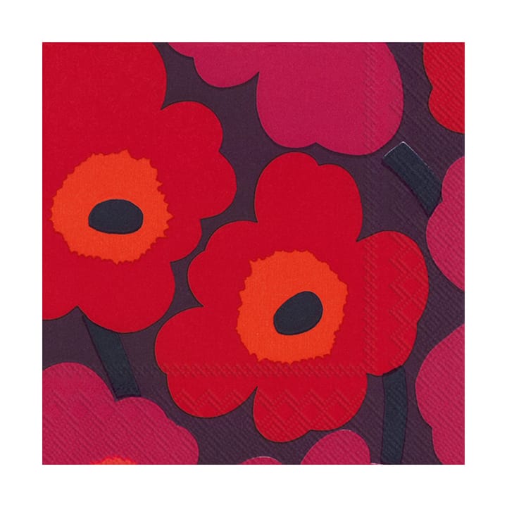 Unikko servetti 33x33 cm 20 kpl - Mauve - Marimekko