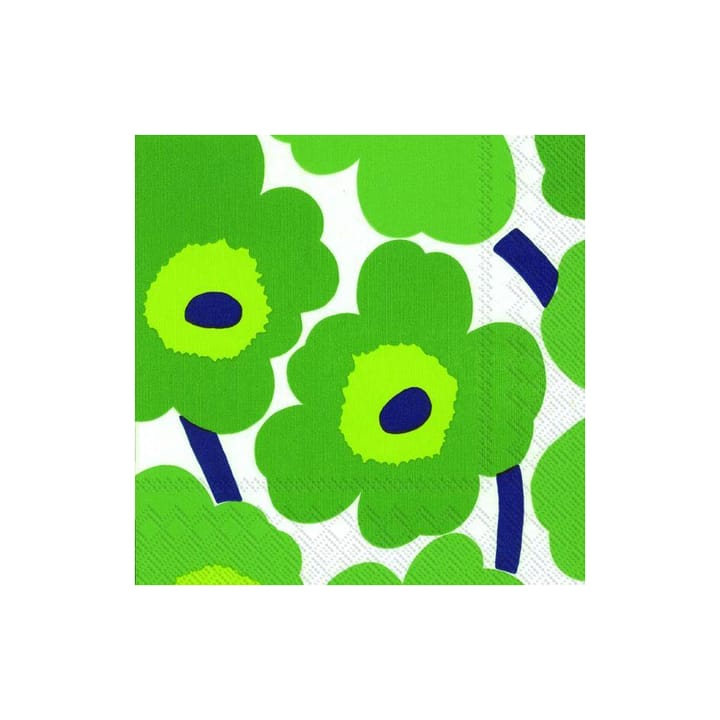 Unikko servetti 33x33 cm 20 kpl - Vihreä - Marimekko