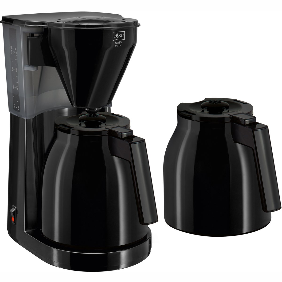 Melitta Easy 2.0 Therm termoskeitin 2 Kannua Musta