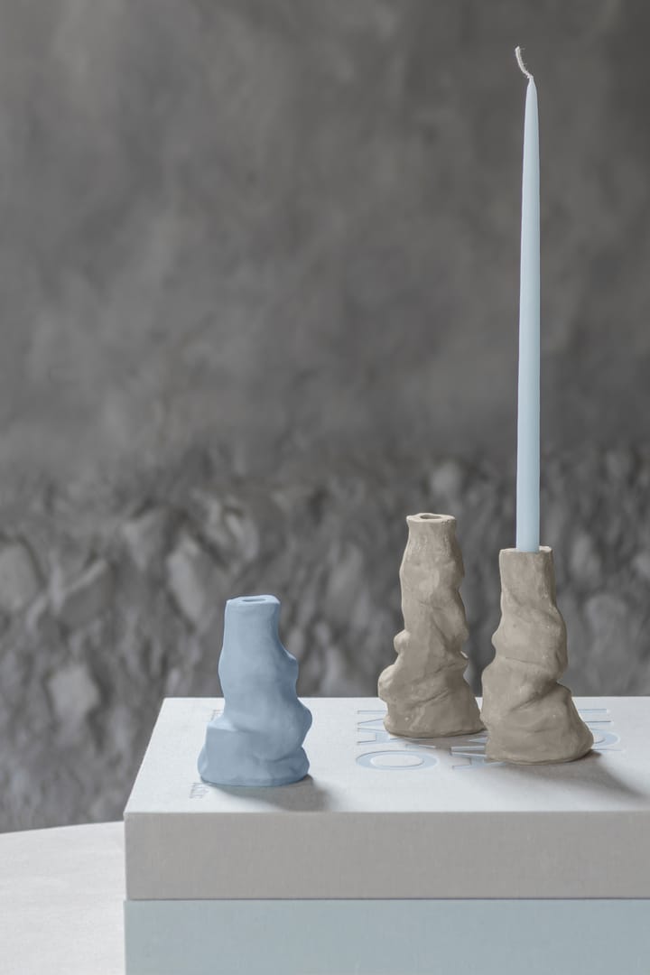 Art Piece Liquid -kynttilänjalka small, Hiekka Mette Ditmer