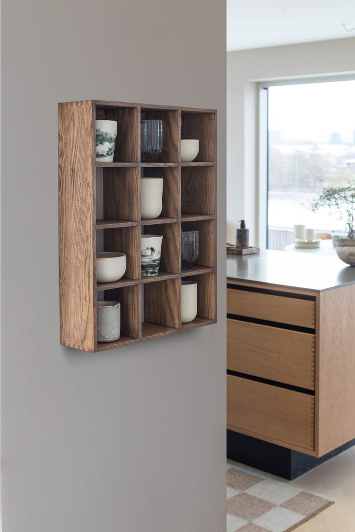 Showcase seinähylly 40x53 cm, Dark oiled oak Mette Ditmer