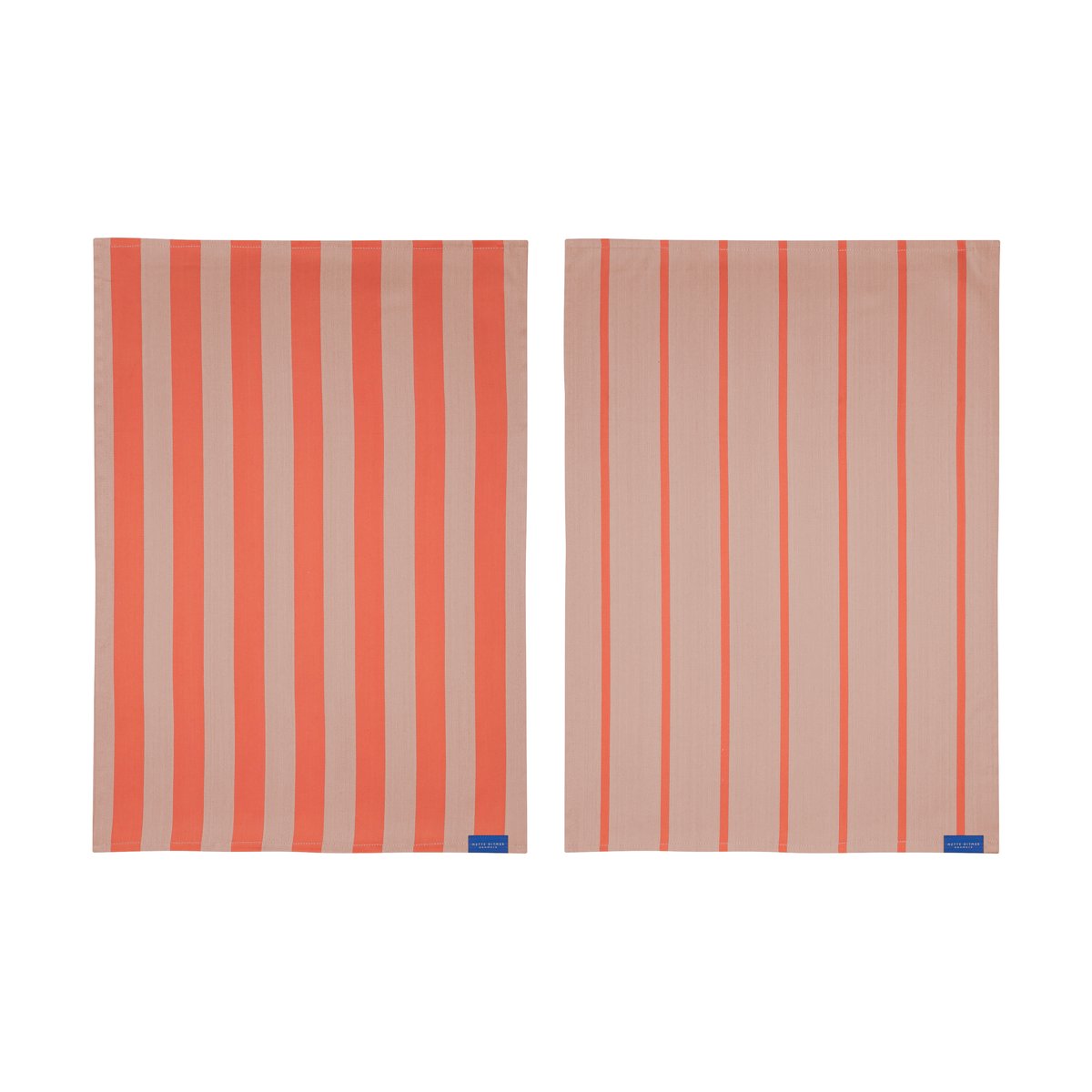 Mette Ditmer Stripes keittiöpyyhe 50×70 cm 2 kpl Latte