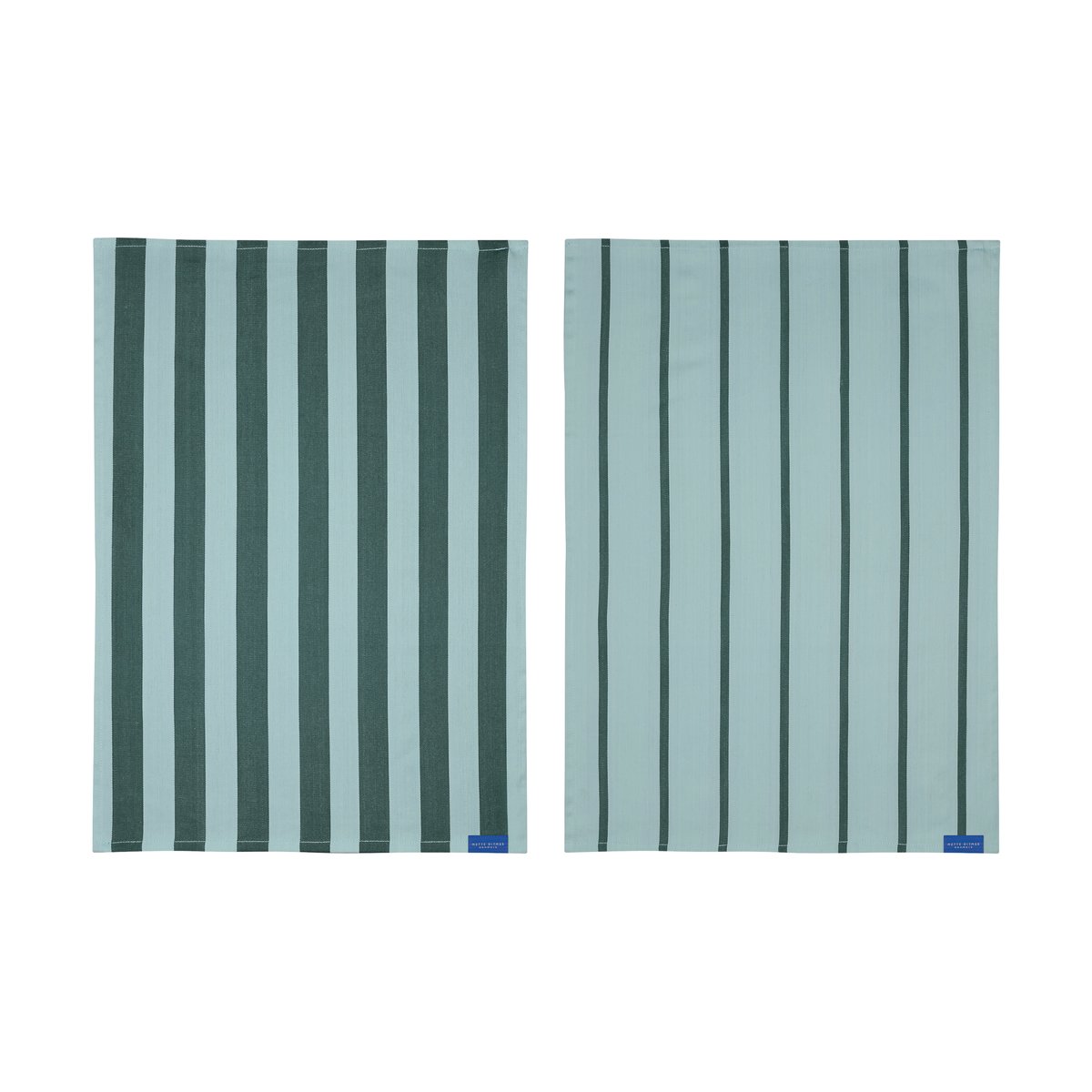 Mette Ditmer Stripes keittiöpyyhe 50×70 cm 2 kpl Mint