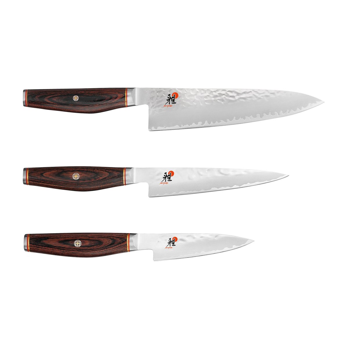 Miyabi Miyabi Artisan 6000MCT -veitsisetti 3 osaa Puu