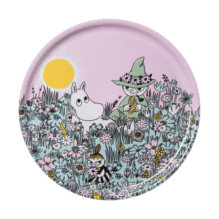 Ikuiset ystävät Muumi tarjotin - Ø35 cm - Moomin Arabia