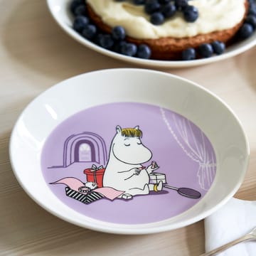 Niiskuneiti-muumilautanen, purppura - purppura - Moomin Arabia