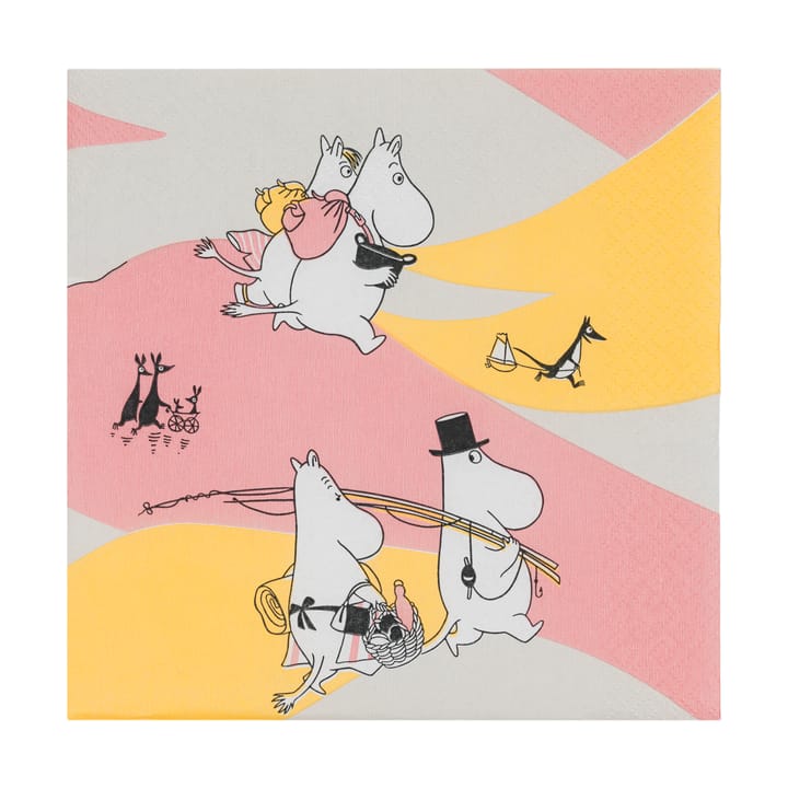 Perhehetki paperinenäliina 33x33 cm 20-pack., Monivärinen Moomin Arabia