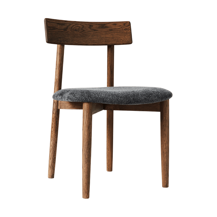 Tetra tuoli istuimella, Graniitin värinen kangas-tummanvärinen tammi MUUBS