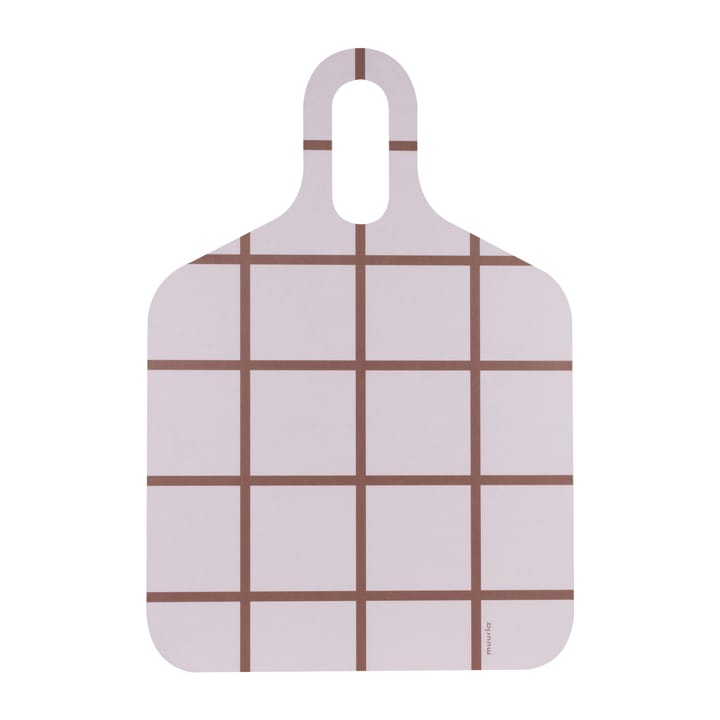 Checks & Stripes -tarjotin 30 x 44 cm, Brown-beige Muurla