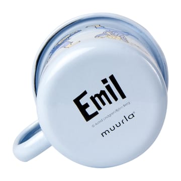 Emil blue -emalimuki 2,5 dl - Light blue - Muurla