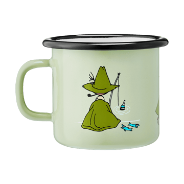 Moomin emalimuki 2,5 dl - Snufkin - Muurla